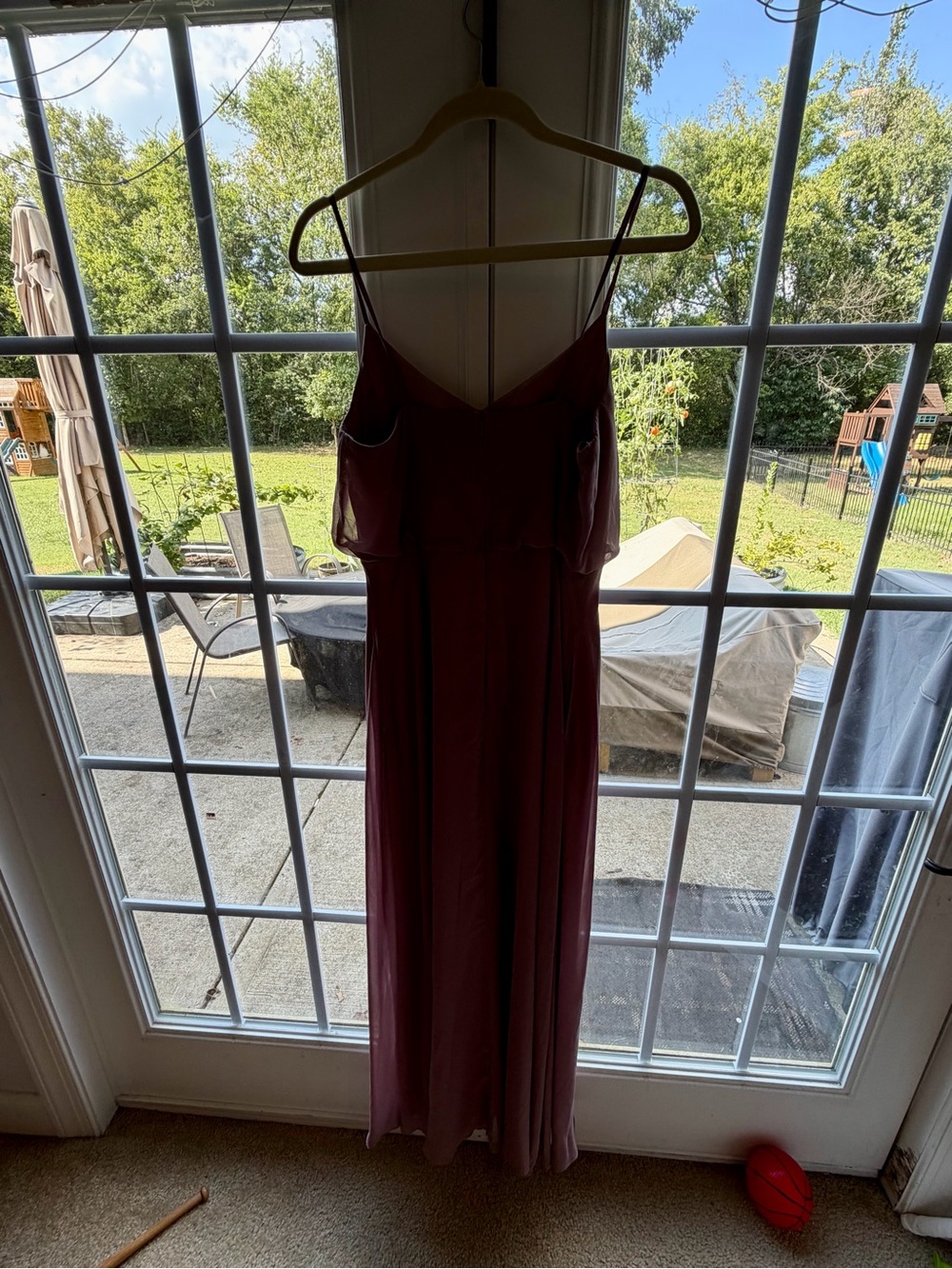 Birdy Grey Dusty Rose Spaghetti Strap Maxi Dress